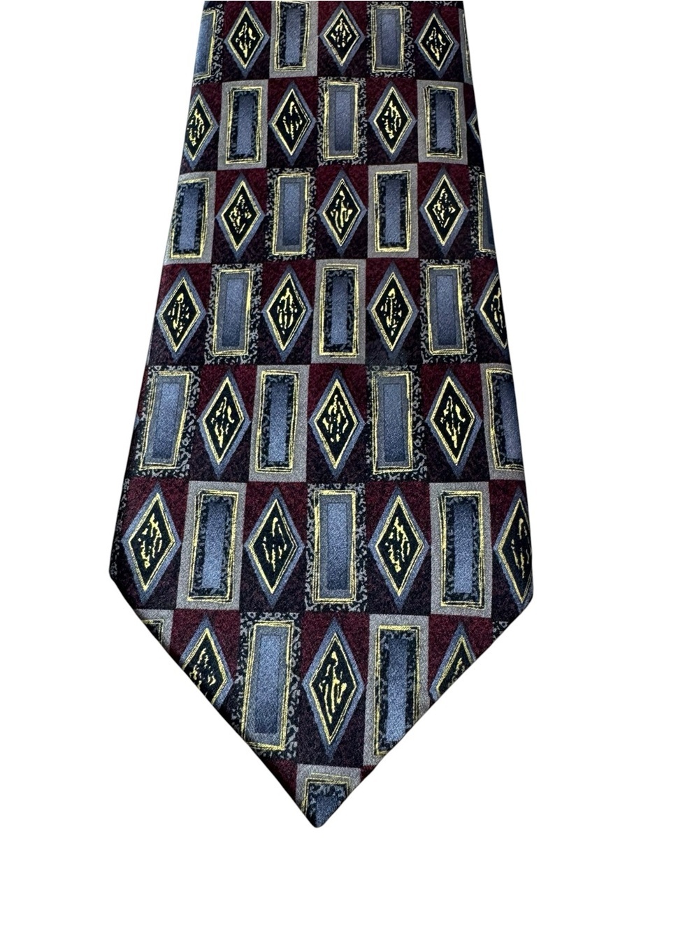 Cocktail Colors Abstract Print Silk Tie - Picture 4 of 7